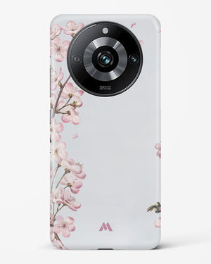 Pastel Flowers on Marble Hard Case Phone Cover (Realme)