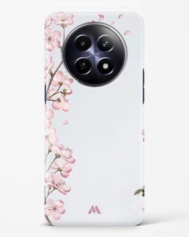 Pastel Flowers on Marble Hard Case Phone Cover (Realme)