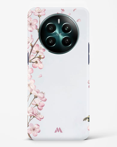 Pastel Flowers on Marble Hard Case Phone Cover (Realme)