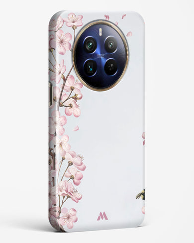 Pastel Flowers on Marble Hard Case Phone Cover (Realme)