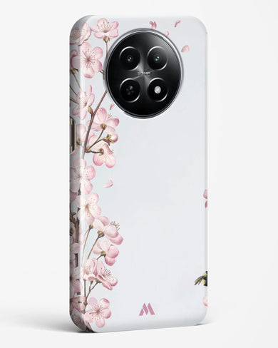 Pastel Flowers on Marble Hard Case Phone Cover (Realme)