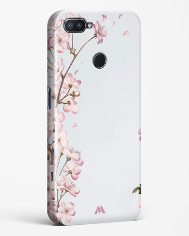 Pastel Flowers on Marble Hard Case Phone Cover-(Realme)