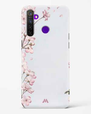 Pastel Flowers on Marble Hard Case Phone Cover (Realme)
