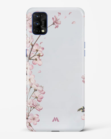 Pastel Flowers on Marble Hard Case Phone Cover (Realme)