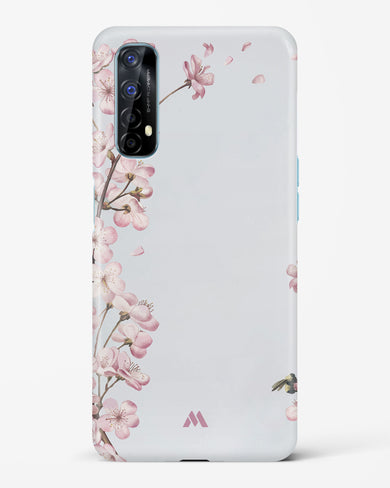 Pastel Flowers on Marble Hard Case Phone Cover (Realme)