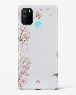 Pastel Flowers on Marble Hard Case Phone Cover (Realme)