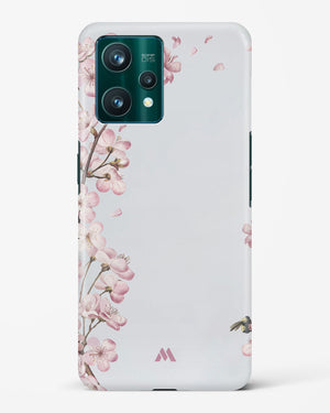 Pastel Flowers on Marble Hard Case Phone Cover-(Realme)