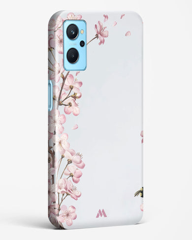 Pastel Flowers on Marble Hard Case Phone Cover-(Realme)