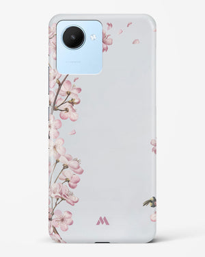 Pastel Flowers on Marble Hard Case Phone Cover-(Realme)