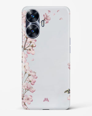 Pastel Flowers on Marble Hard Case Phone Cover (Realme)
