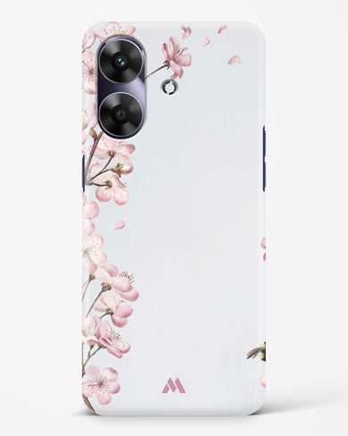 Pastel Flowers on Marble Hard Case Phone Cover (Realme)