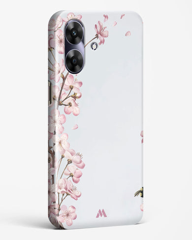 Pastel Flowers on Marble Hard Case Phone Cover (Realme)