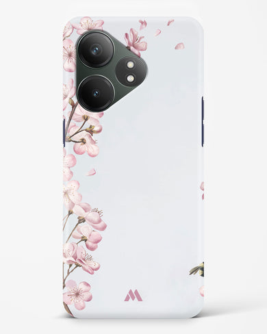 Pastel Flowers on Marble Hard Case Phone Cover (Realme)