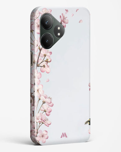 Pastel Flowers on Marble Hard Case Phone Cover (Realme)