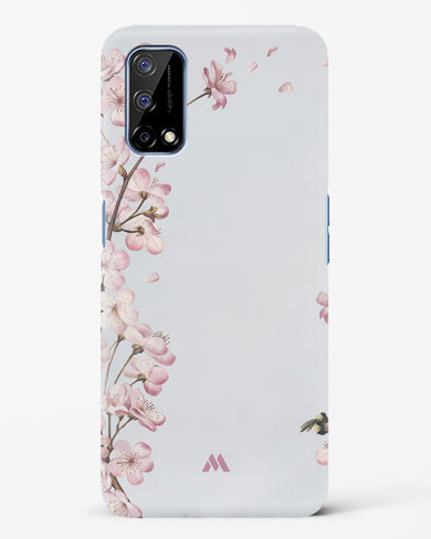 Pastel Flowers on Marble Hard Case Phone Cover-(Realme)