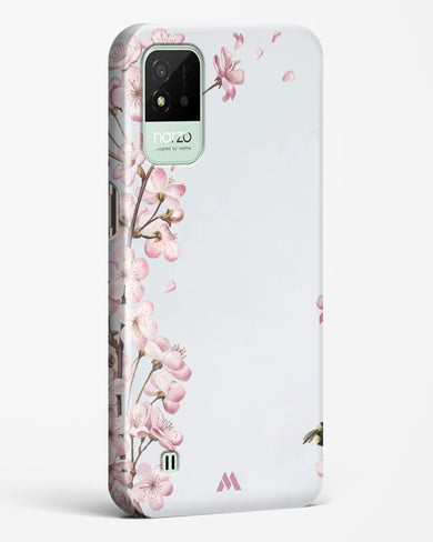 Pastel Flowers on Marble Hard Case Phone Cover (Realme)
