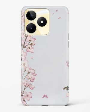Pastel Flowers on Marble Hard Case Phone Cover (Realme)