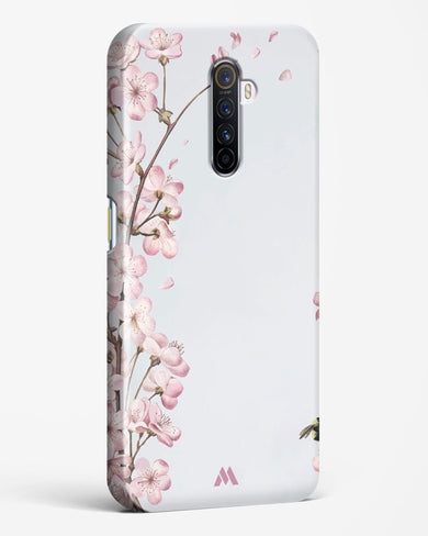 Pastel Flowers on Marble Hard Case Phone Cover-(Realme)