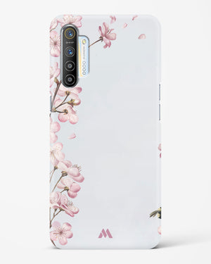 Pastel Flowers on Marble Hard Case Phone Cover (Realme)