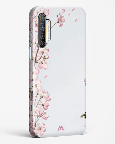 Pastel Flowers on Marble Hard Case Phone Cover (Realme)