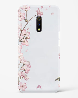 Pastel Flowers on Marble Hard Case Phone Cover (Realme)