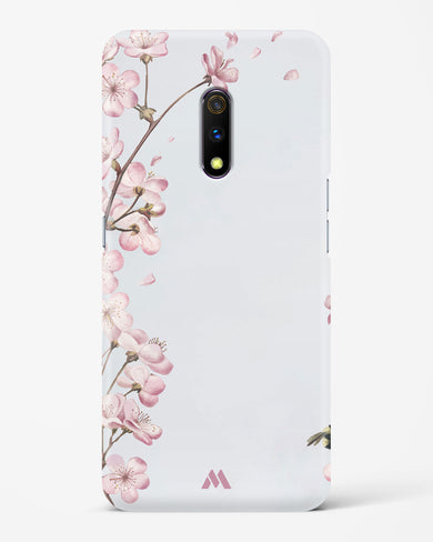 Pastel Flowers on Marble Hard Case Phone Cover (Realme)