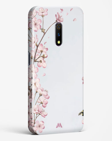 Pastel Flowers on Marble Hard Case Phone Cover (Realme)