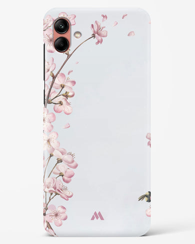 Pastel Flowers on Marble Hard Case Phone Cover-(Samsung)