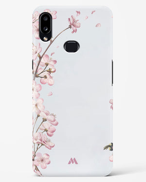 Pastel Flowers on Marble Hard Case Phone Cover-(Samsung)