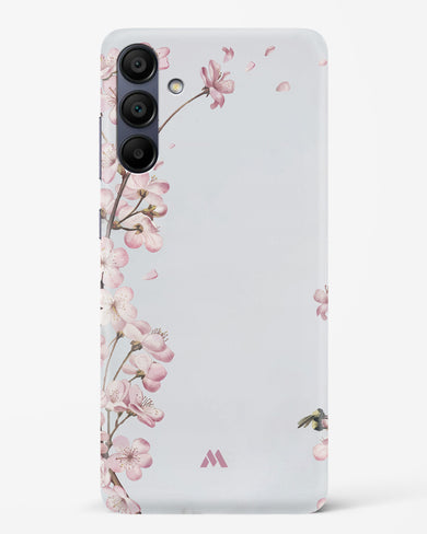 Pastel Flowers on Marble Hard Case Phone Cover-(Samsung)