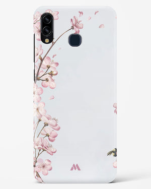 Pastel Flowers on Marble Hard Case Phone Cover-(Samsung)