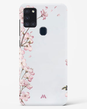 Pastel Flowers on Marble Hard Case Phone Cover (Samsung)