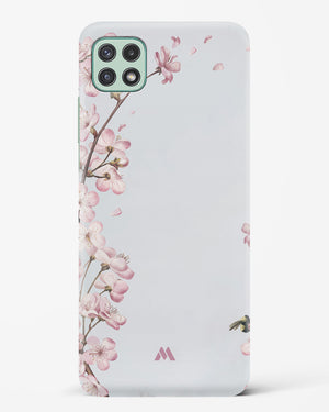 Pastel Flowers on Marble Hard Case Phone Cover-(Samsung)