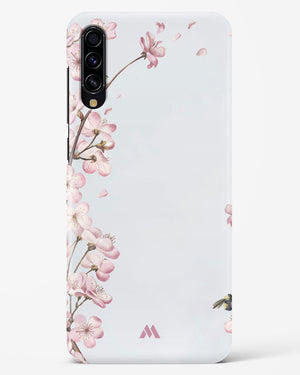 Pastel Flowers on Marble Hard Case Phone Cover-(Samsung)