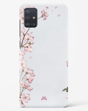 Pastel Flowers on Marble Hard Case Phone Cover-(Samsung)