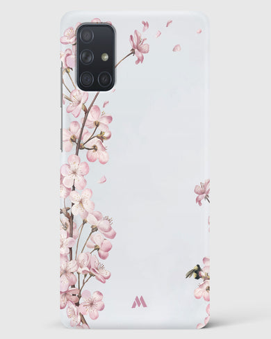 Pastel Flowers on Marble Hard Case Phone Cover-(Samsung)