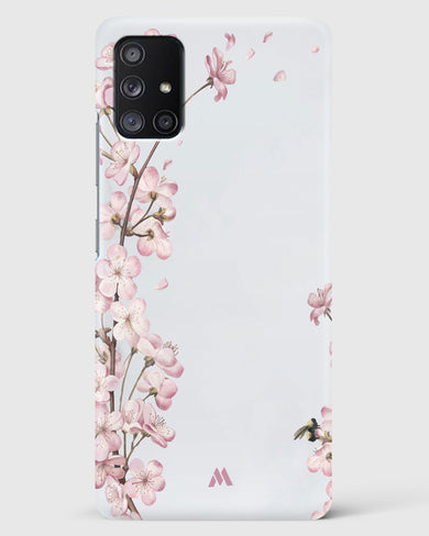 Pastel Flowers on Marble Hard Case Phone Cover-(Samsung)