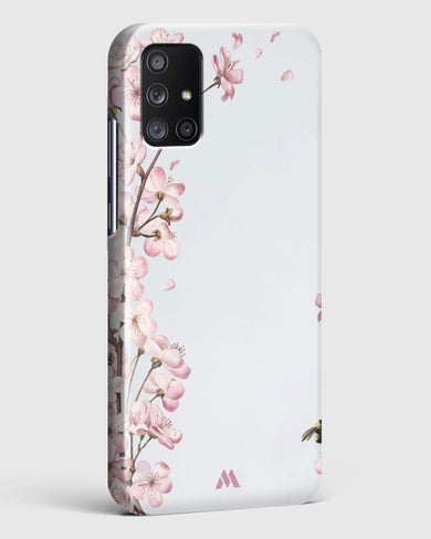 Pastel Flowers on Marble Hard Case Phone Cover-(Samsung)