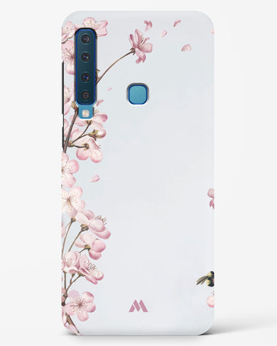 Pastel Flowers on Marble Hard Case Phone Cover-(Samsung)