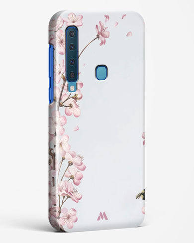 Pastel Flowers on Marble Hard Case Phone Cover-(Samsung)