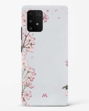 Pastel Flowers on Marble Hard Case Phone Cover-(Samsung)