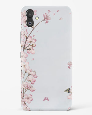 Pastel Flowers on Marble Hard Case Phone Cover-(Samsung)