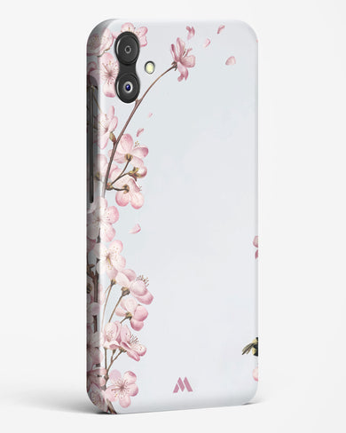 Pastel Flowers on Marble Hard Case Phone Cover-(Samsung)