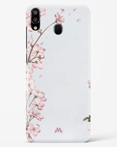 Pastel Flowers on Marble Hard Case Phone Cover-(Samsung)