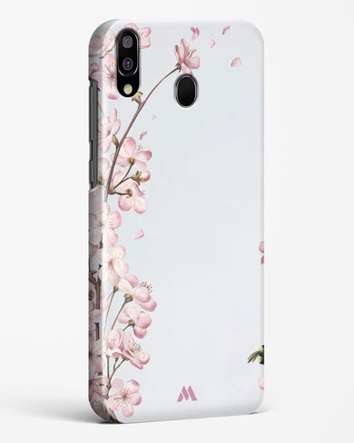 Pastel Flowers on Marble Hard Case Phone Cover-(Samsung)