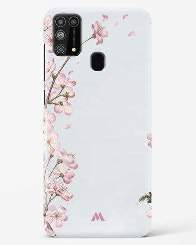 Pastel Flowers on Marble Hard Case Phone Cover-(Samsung)