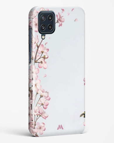 Pastel Flowers on Marble Hard Case Phone Cover-(Samsung)