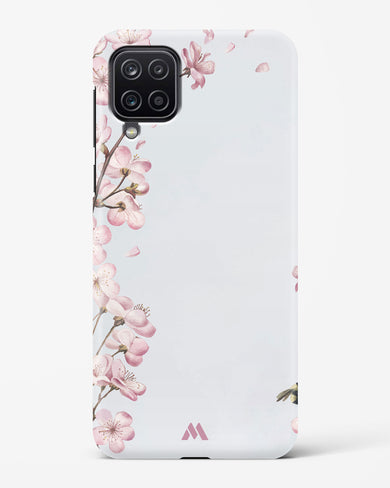 Pastel Flowers on Marble Hard Case Phone Cover-(Samsung)