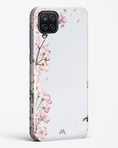 Pastel Flowers on Marble Hard Case Phone Cover-(Samsung)