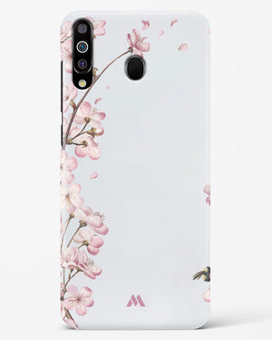 Pastel Flowers on Marble Hard Case Phone Cover-(Samsung)